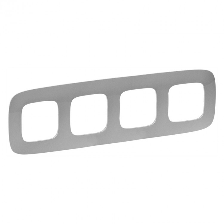 картинка Рамка 4-пост. универсальная Алюминий Valena ALLURE от магазина Электротехника