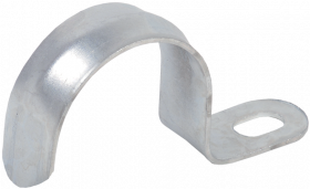 картинка Скоба металлическая однолапковая d10-11мм IEK от магазина Электротехника