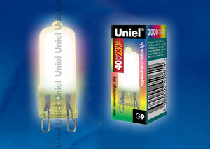 картинка Лампа "капсула" галоген. G9 40Вт 230В радужное свечение Uniel от магазина Электротехника