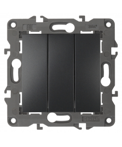 картинка Выключатель 3-кл. авт. клем антрацит Elegance Эра от магазина Электротехника