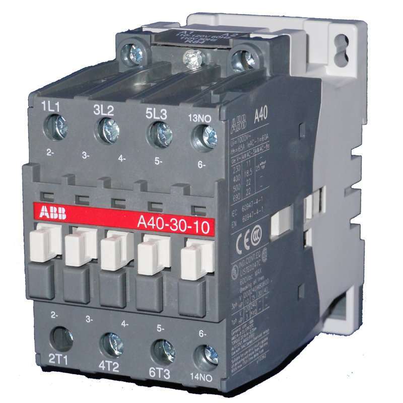 картинка Контактор AX40-30-10-80 АС3 катушка управления 220-230B AC ABB от магазина Электротехника