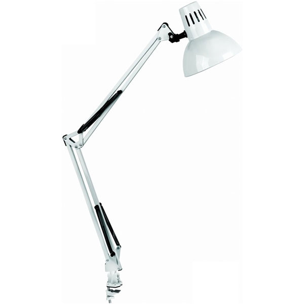 картинка Светильник настол. 60W Е27 металл белый Camelion от магазина Электротехника