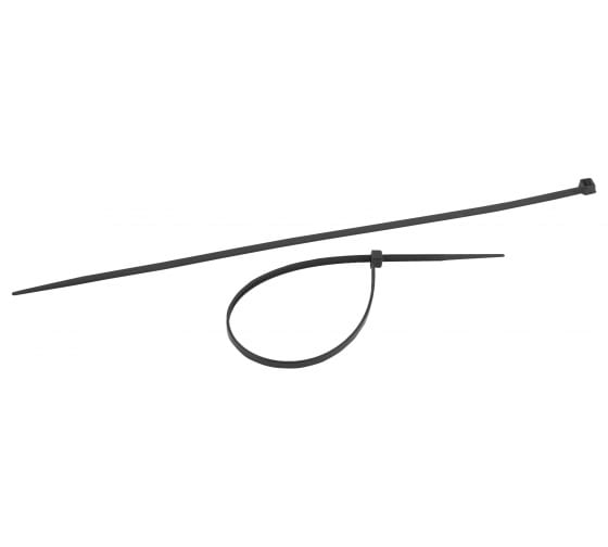 картинка Кабельные стяжки 4х150 черный (100шт) ЭРА от магазина Электротехника