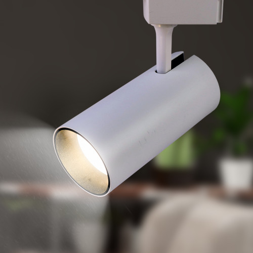 картинка Светильник трековый LED 30Вт COB 2100Лм IP20 4000К 78*180*128 белый ЭРА от магазина Электротехника