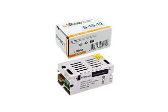 картинка Блок питания для свет. лент  15Вт 12V S-15-12 SWG !!! от магазина Электротехника