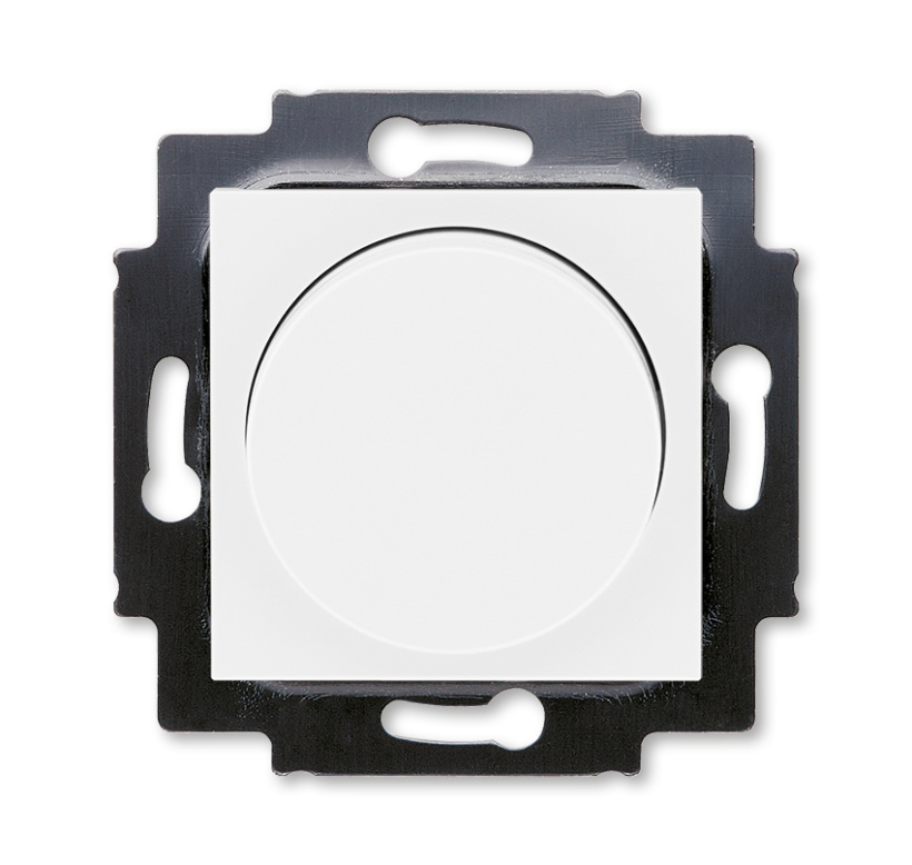 картинка Светорегулятор поворотно-нажимной 60-600 Вт R белый LEVIT от магазина Электротехника