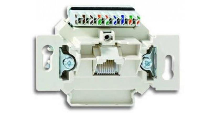 картинка Механизм розетки RJ45 Cat.6е, неэкр. ABB от магазина Электротехника