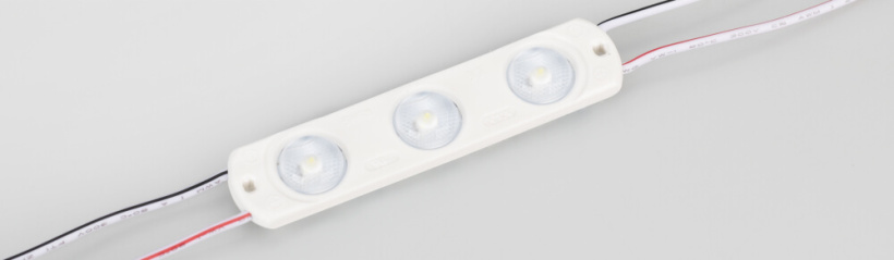 картинка Модуль 3LED 1.2W 12V 3000K IP67 80x17.5 Arlight от магазина Электротехника