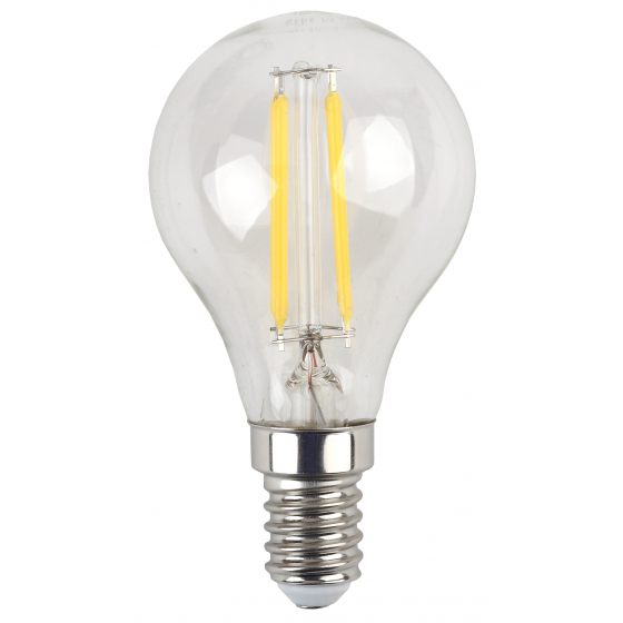 картинка Лампа LED  7 Вт E14 (730lm) 4000К 230В филамент прозрач. "шар" ЭРА от магазина Электротехника