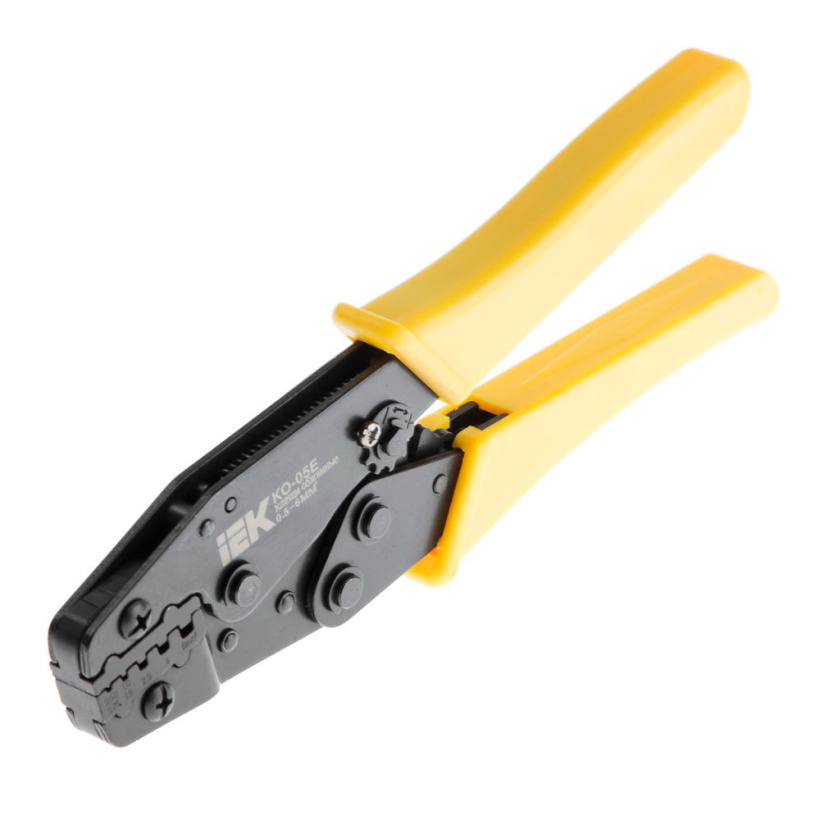картинка Пресс-клещи КО-5Е для наконечников НШвИ 05-6мм Е-типа IEK от магазина Электротехника