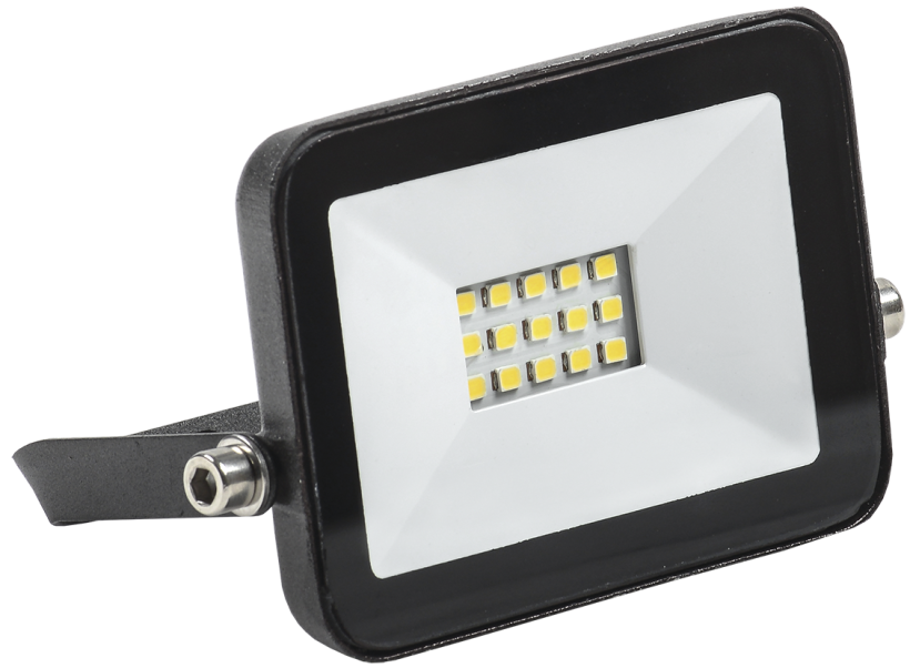 картинка Прожектор (LED)  10Вт 4000К 800Лм IP65 черный СДО 06-10 IEK от магазина Электротехника
