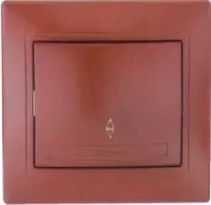 картинка Выключатель 1-кл С/У, вишня Mira Lezard от магазина Электротехника