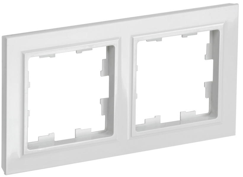 картинка Рамка 2-пост. белый BRITE от магазина Электротехника