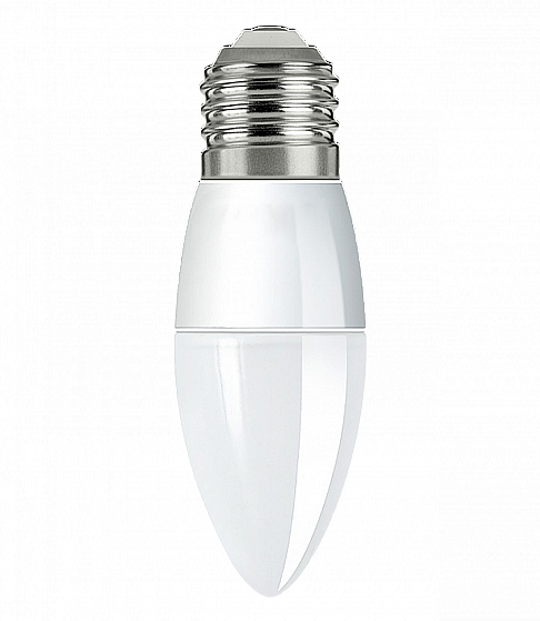 картинка Лампа LED  7Вт Е27 (560lm) 6500К 170-265В С35 свеча "Семерочка" Фарлайт от магазина Электротехника