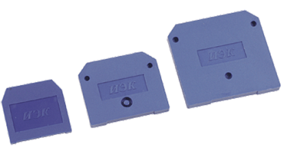 картинка Заглушка для ЗНИ-16мм2 (JXB100A) синяя IEK от магазина Электротехника