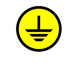 картинка Символ "Заземление" 20х20мм TDM ELECTRIC  от магазина Электротехника