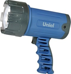 картинка Фонарь аккумуляторный 3Вт 1хLED 150Лм 1.2Ач. ЗУ 220V+12V синий Uniel от магазина Электротехника
