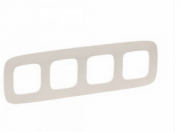 картинка Рамка 4-пост. универсальная Жемчуг Valena ALLURE от магазина Электротехника