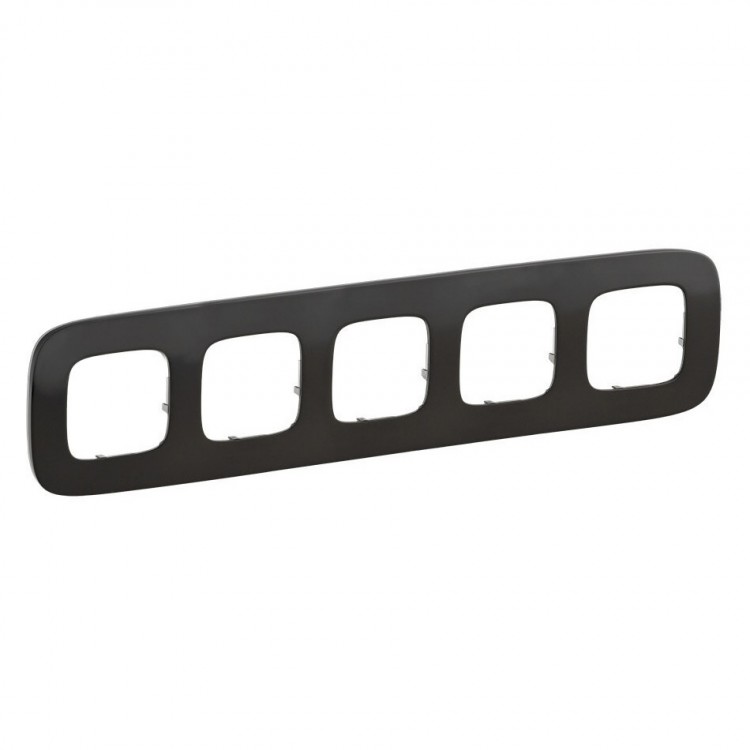 картинка Рамка 5-пост. универсальная Черная сталь Valena ALLURE от магазина Электротехника