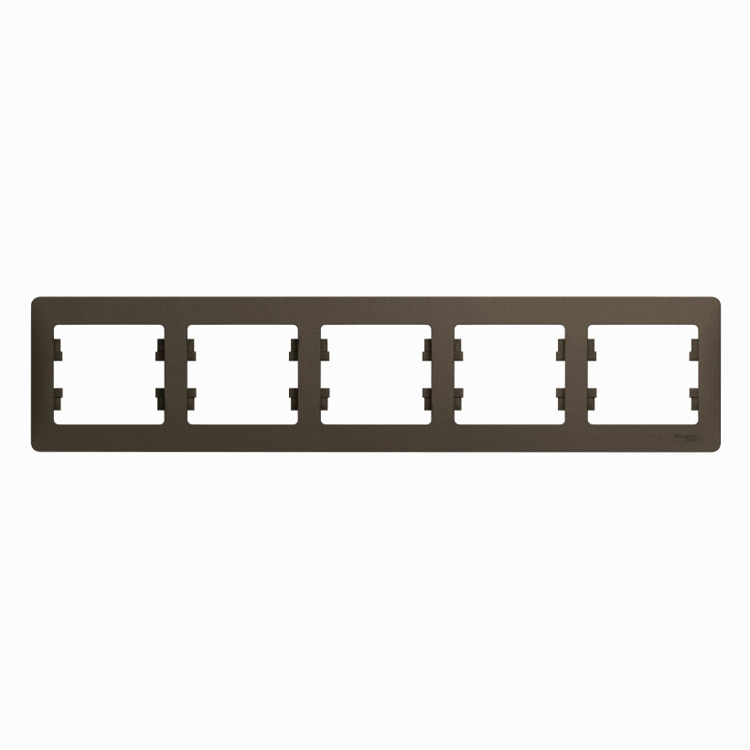 картинка Рамка 5-пост. шоколад , Glossa !!! от магазина Электротехника