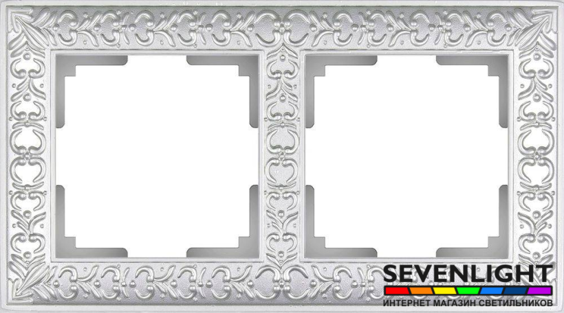 картинка Рамка 2-пост. жемчужный Antik от магазина Электротехника