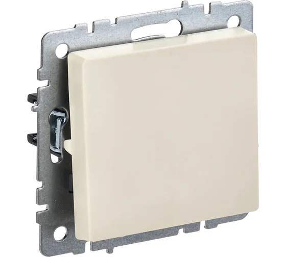 картинка Выключатель 1-кл. 10А СУ перекрестный механизм бежевый BRITE от магазина Электротехника