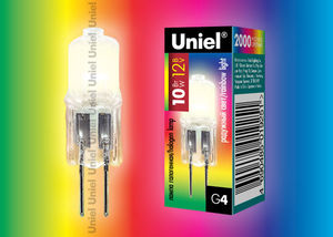 картинка Лампа "капсула" галоген. G4 10Вт 12В радужное свечение Uniel от магазина Электротехника