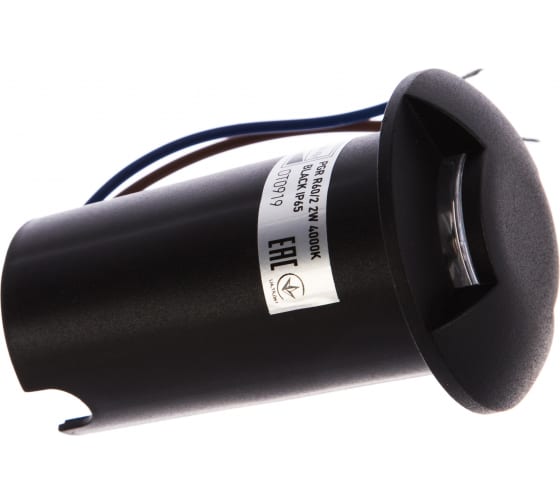 картинка Светильник LED 2Вт 4000К тротуарный (грунтовый) IP65 черный Jazzway от магазина Электротехника