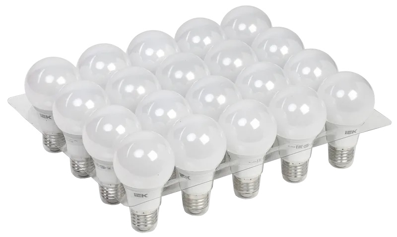 картинка Лампа LED A60 11 Вт Е27 (990lm)  6500K 230В ИЭК (упаковка 20шт) от магазина Электротехника
