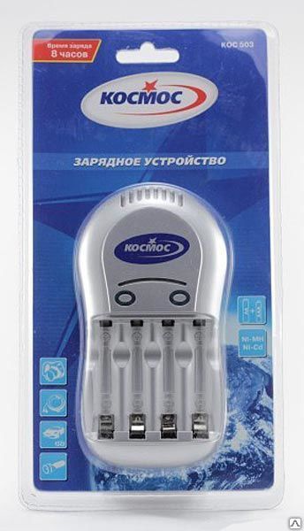 картинка Зарядное устройство 503 (без аккум.) 8ч Космос от магазина Электротехника