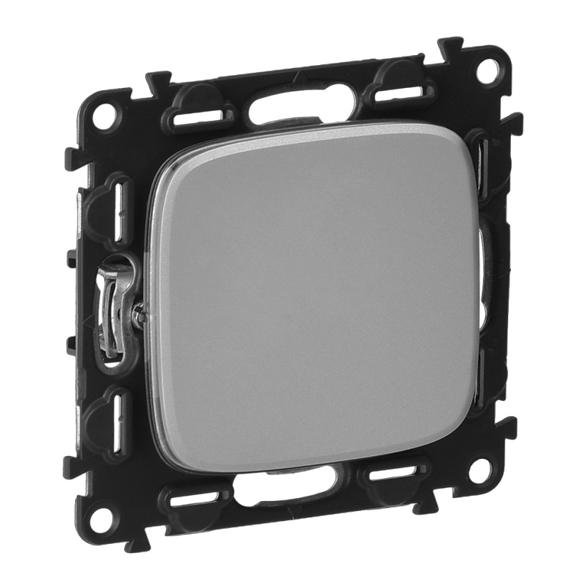 картинка Переключатель  1-кл. 10А СУ механизм Алюминий Valena Allure от магазина Электротехника