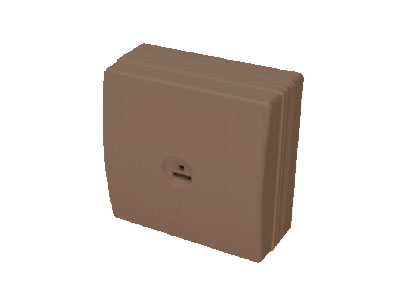 картинка Коробка распред. откр.уст. 75×75×35мм коричневая SDMN ДКС от магазина Электротехника