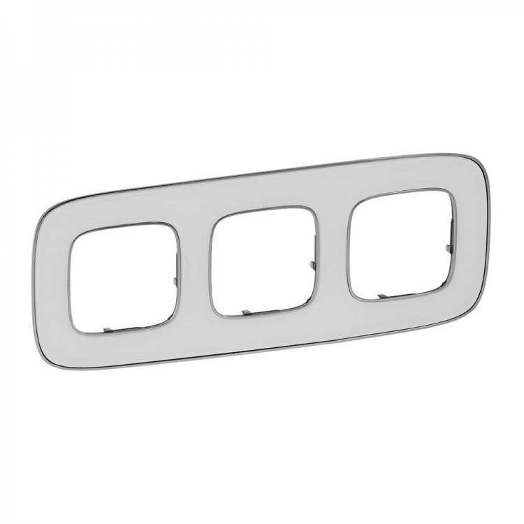 картинка Рамка 3-пост. универсальная Зеркало Valena ALLURE от магазина Электротехника