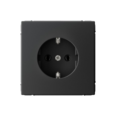 картинка Розетка 1-я 2P+E 16А СУ с заземлением карбон ArtGallery от магазина Электротехника