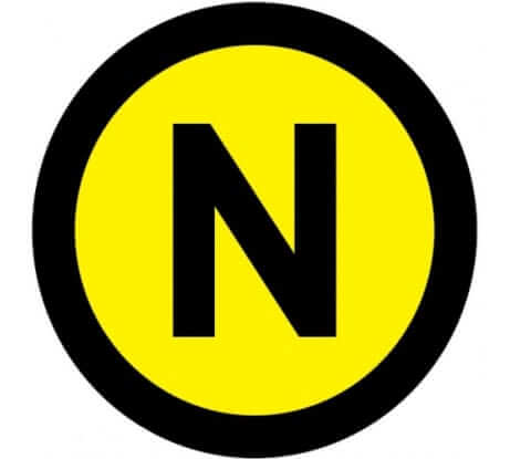 картинка Символ "N" d=20мм круглый EKF от магазина Электротехника
