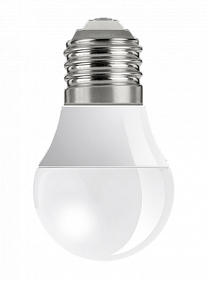 картинка Лампа LED  7Вт E27 (560lm) 6500К 170-265В "шар" G45 "Семерочка" Фарлайт от магазина Электротехника