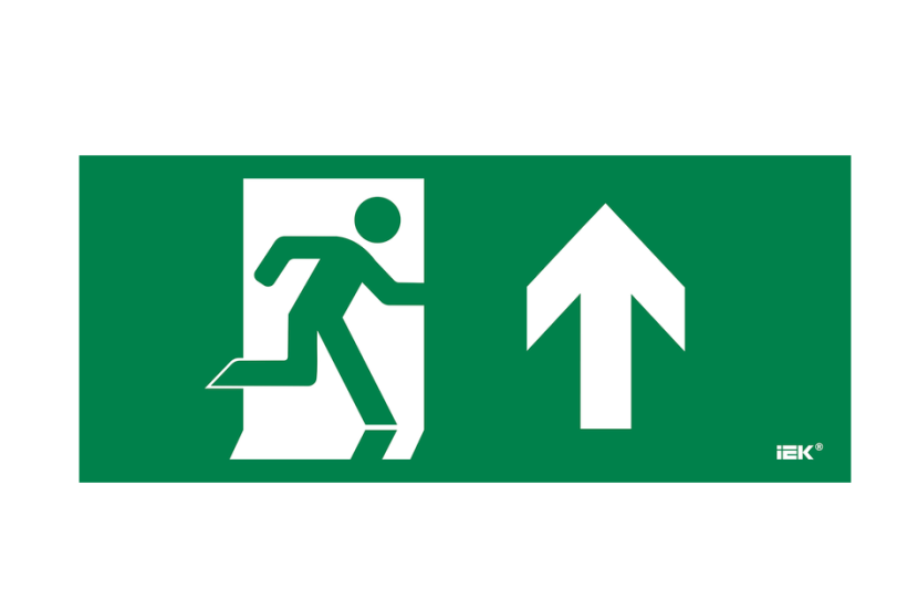 картинка Этикетка самоклеящаяся 330х140мм "Фигура/стрелка вверх" IEK от магазина Электротехника