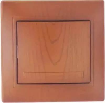 картинка Выключатель 1-кл. проходной с подсветкой сосна Mira Lezard от магазина Электротехника