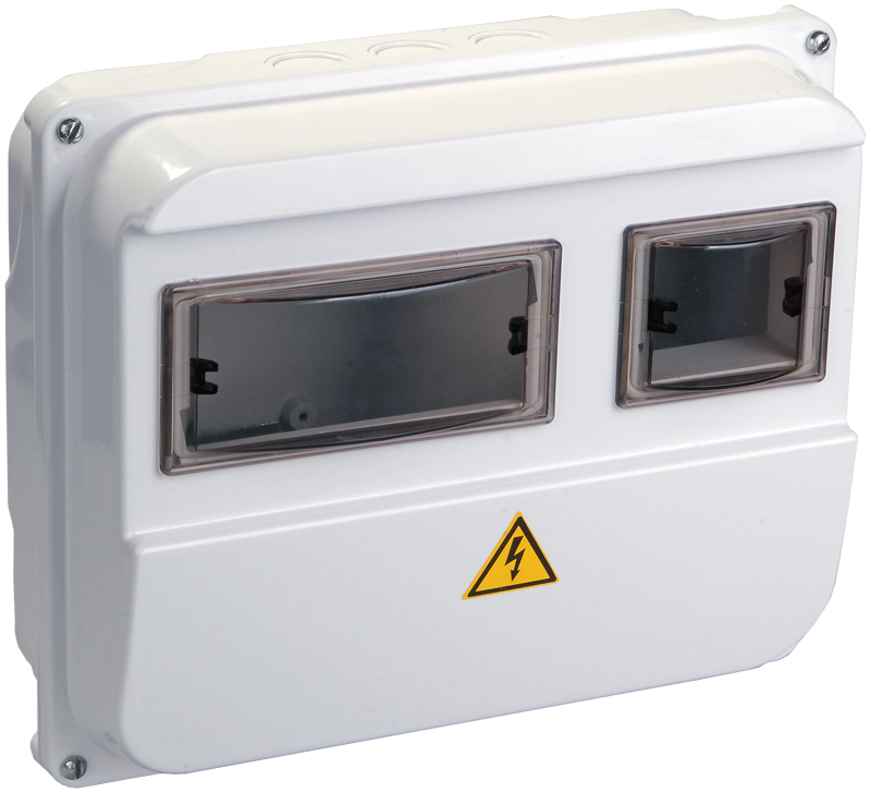 картинка Щит учетно-распредилительный ЩУРН-П 1/3 пластиковый IP55 (ИЭК) от магазина Электротехника