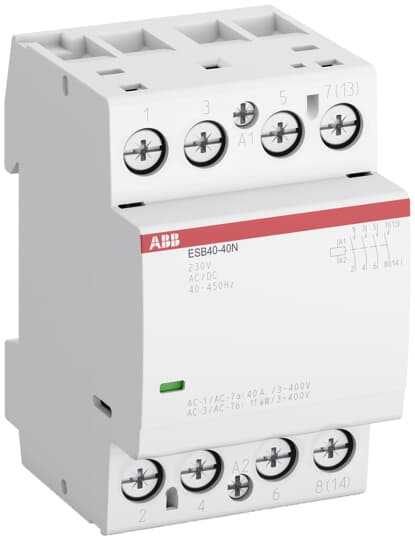 картинка Модульный контактор ESB40-40N-06 (40А AC-1, 4HO) катушка 230B AC/DC  от магазина Электротехника