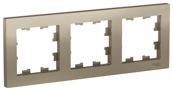 картинка Рамка 3-пост. шампань ATLAS DESIGN от магазина Электротехника
