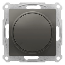 картинка Диммер поворотно-нажимной, 315Вт, сталь  ATLAS DESIGN от магазина Электротехника