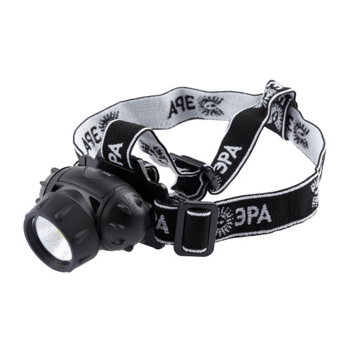 картинка Фонарь налобный LED 3Вт 105Лм СОВ диод 3 реж. 3xAAA  IP44 черный ЭРА от магазина Электротехника