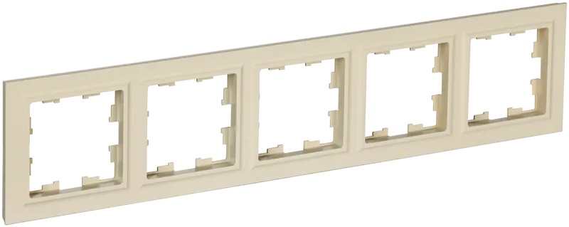 картинка Рамка 5-пост. бежевый BRITE от магазина Электротехника