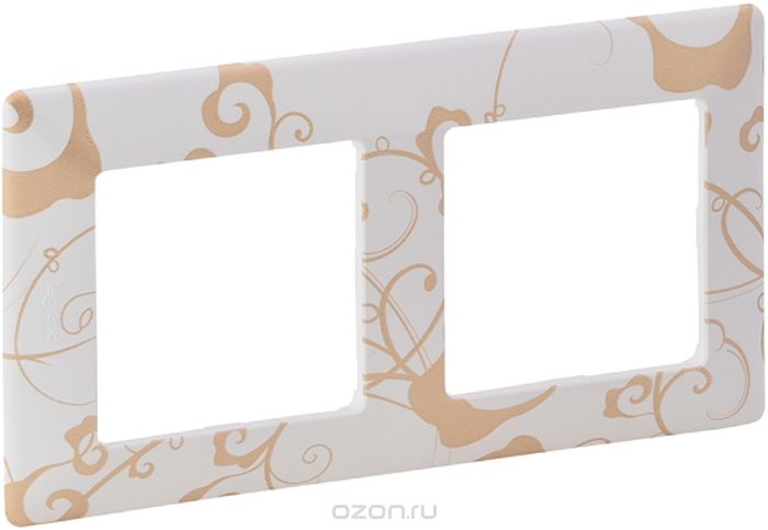 картинка Рамка  2-пост. ампир Белый Valena LIFE от магазина Электротехника