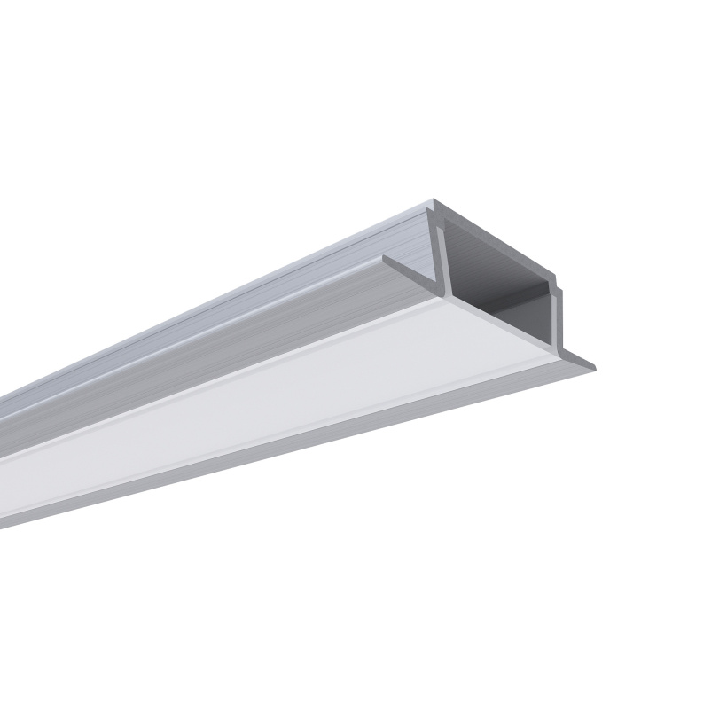 картинка Профиль алюминиевый 22х6х2000мм встраиваемый лента до 10мм Apeyron от магазина Электротехника