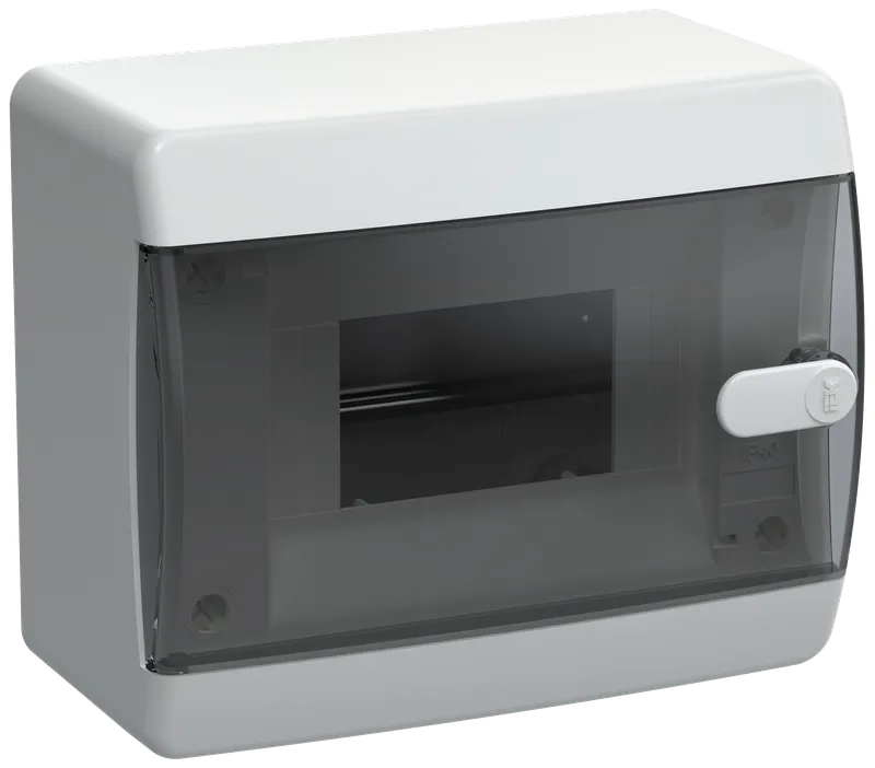 картинка Корпус пластиковый  ЩРН-П-6 IP41 дверь черная прозрачная UNION Compact IEK от магазина Электротехника
