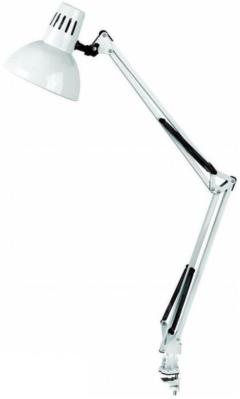 картинка Светильник настол. 60W Е27 струбцина белый  Camelion от магазина Электротехника