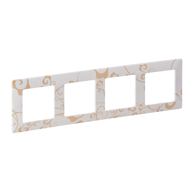 картинка Рамка  4-пост. ампир Белый Valena LIFE от магазина Электротехника