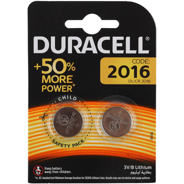 картинка Элемент питания CR2016 DURACELL от магазина Электротехника